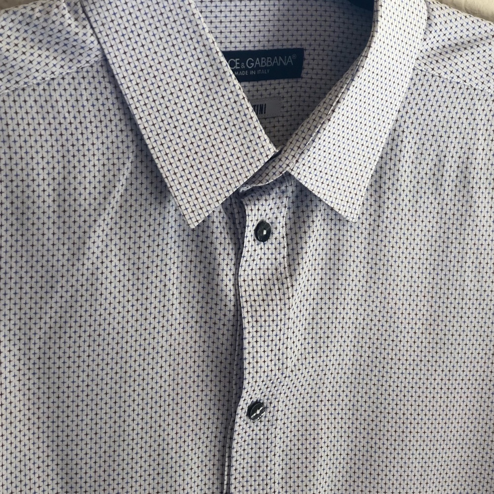 Dolce & Gabbana Martini Fit Italian Dress Shirt